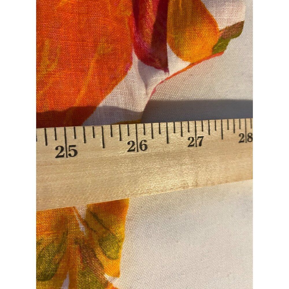 Time And Tru Shirt Women XXL Multicolor Button Up Top Leaf Floral Casual NWOT - Picture 6 of 14